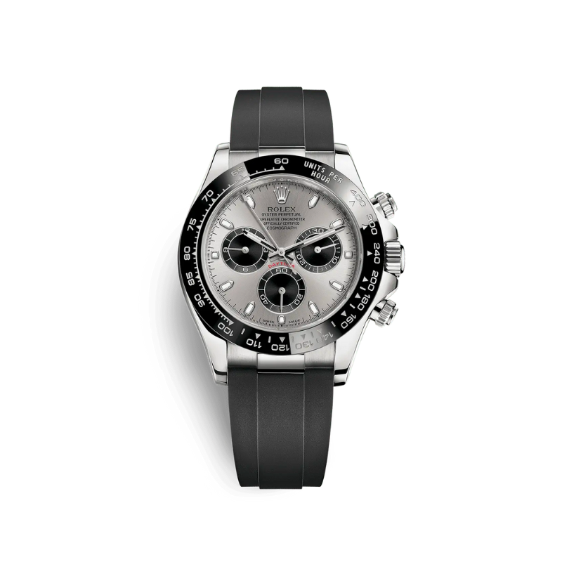 116519LN White Gold Oysterflex Daytona Silver Dial