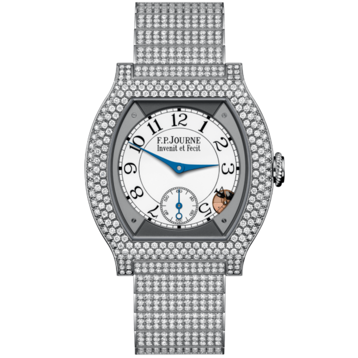 FP Journe Elegante 40MM Titanium Full Factory 12 Row Setting