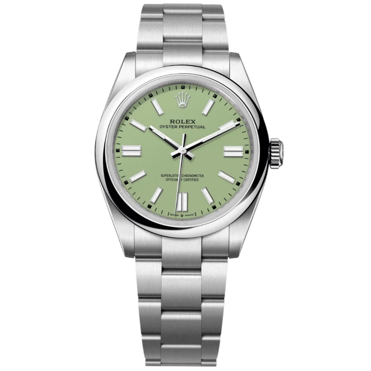 Rolex Oyster Perpetual Ref. 134300 41mm Pistachio Dial