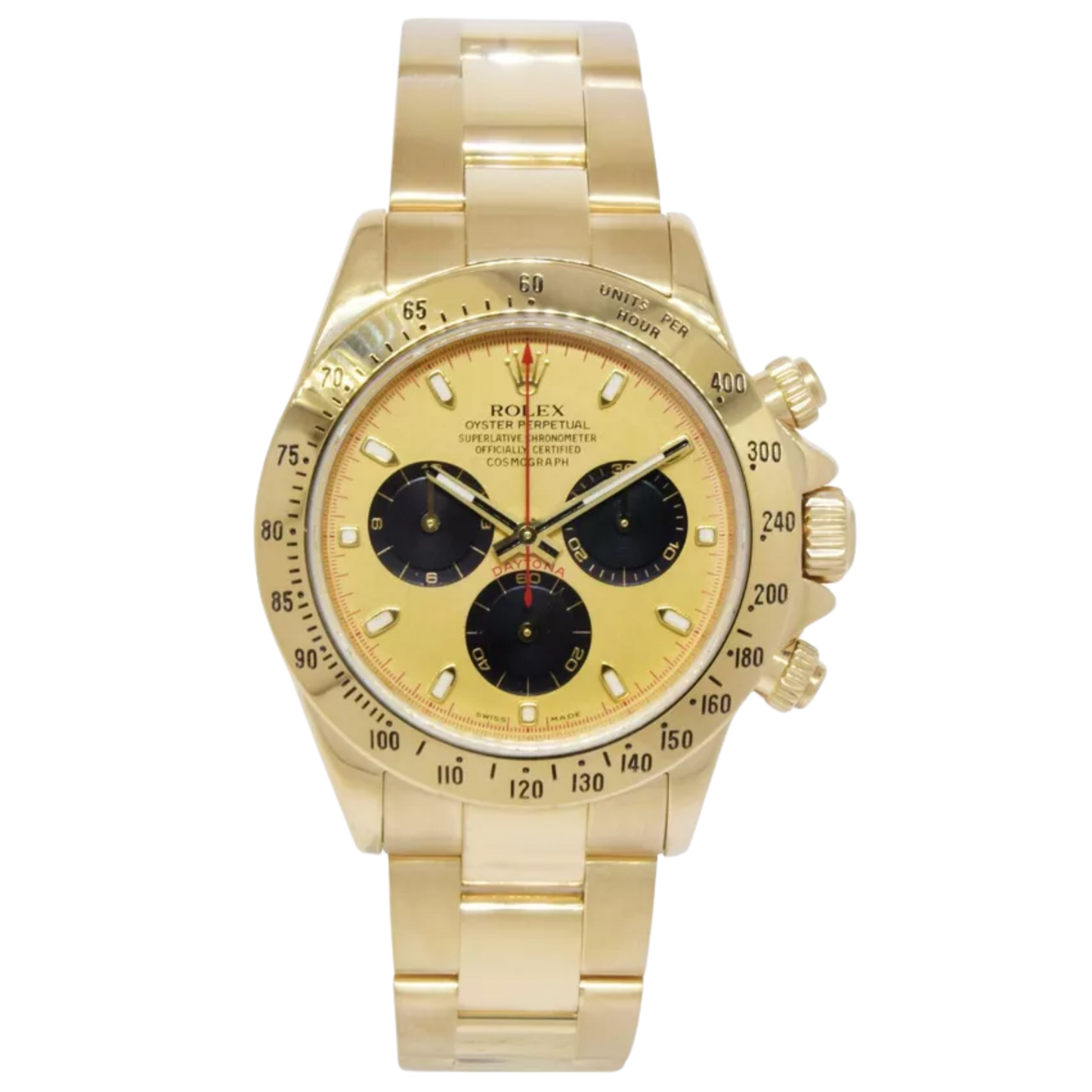 Rolex Daytona Ref. 116528 Yellow Gold Black Dial "Paul Newman" Black Subdials
