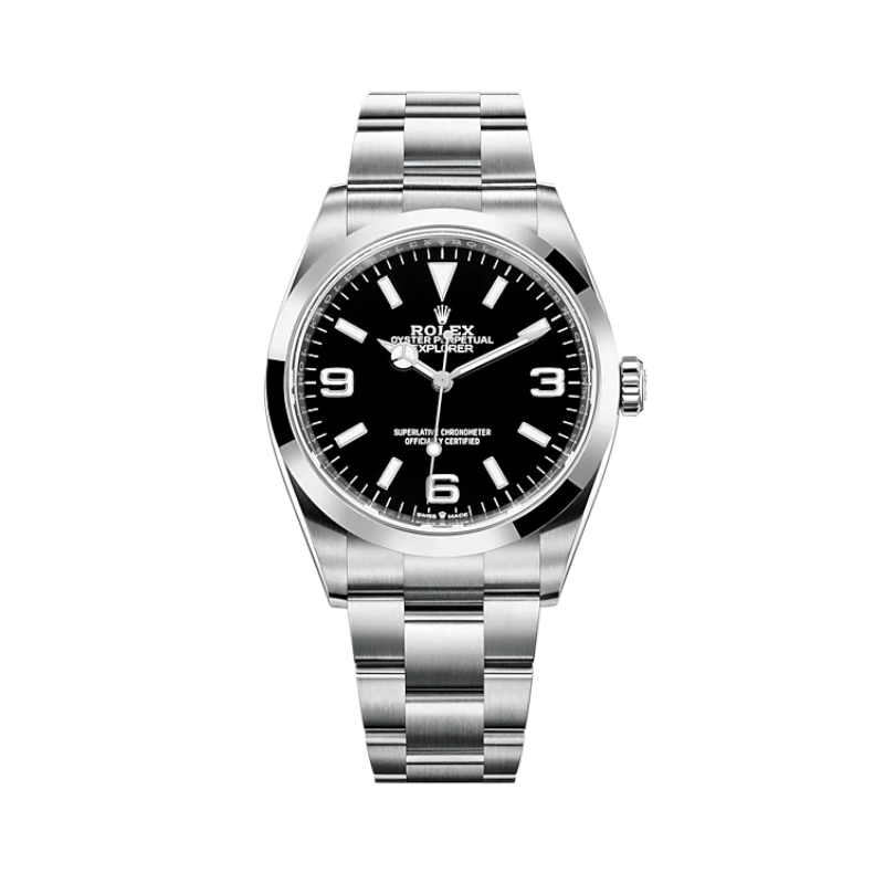 Rolex Explorer 36MM Oyster Black Dial 2023 Like New Complete with
