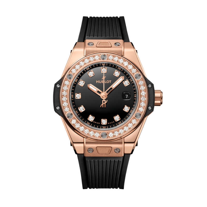 Big Bang 33mm ONE CLICK KING GOLD DIAMONDS MARKERS