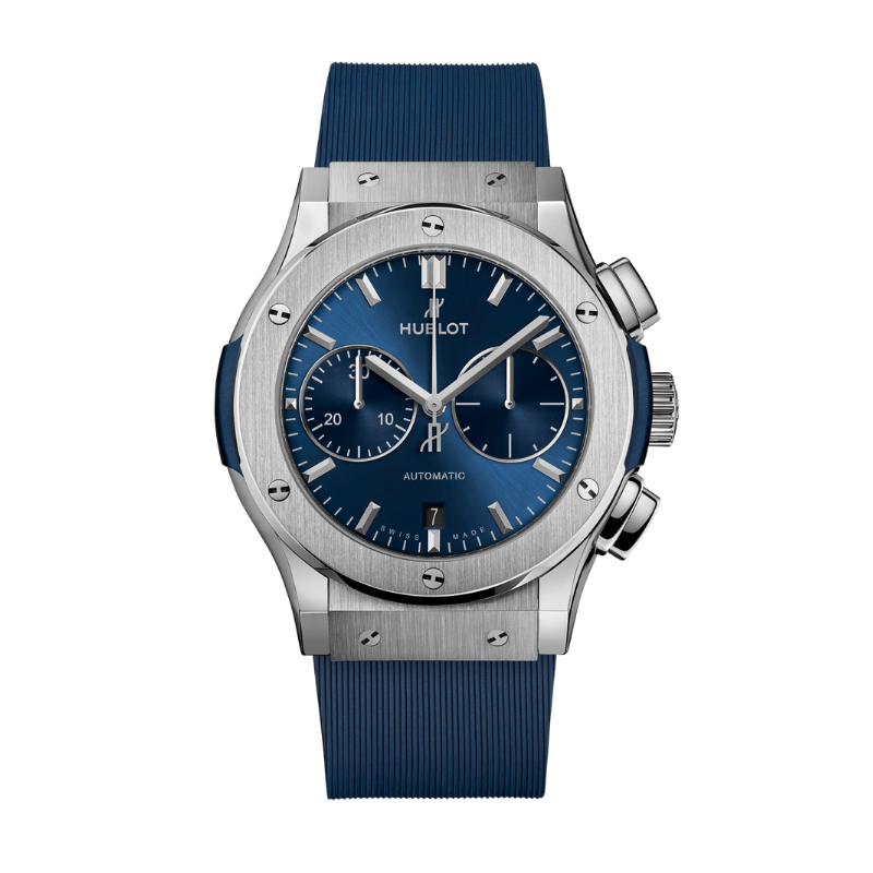 CLASSIC FUSION 42MM CHRONOGRAPH TITANIUM BLUE