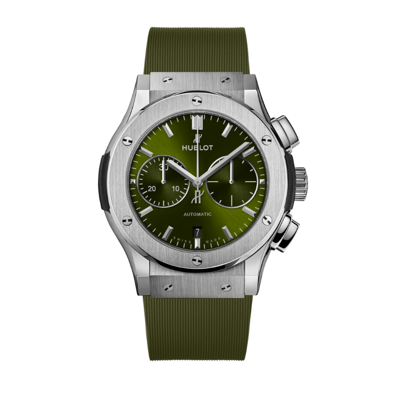 CLASSIC FUSION 45MM CHRONOGRAPH TITANIUM GREEN