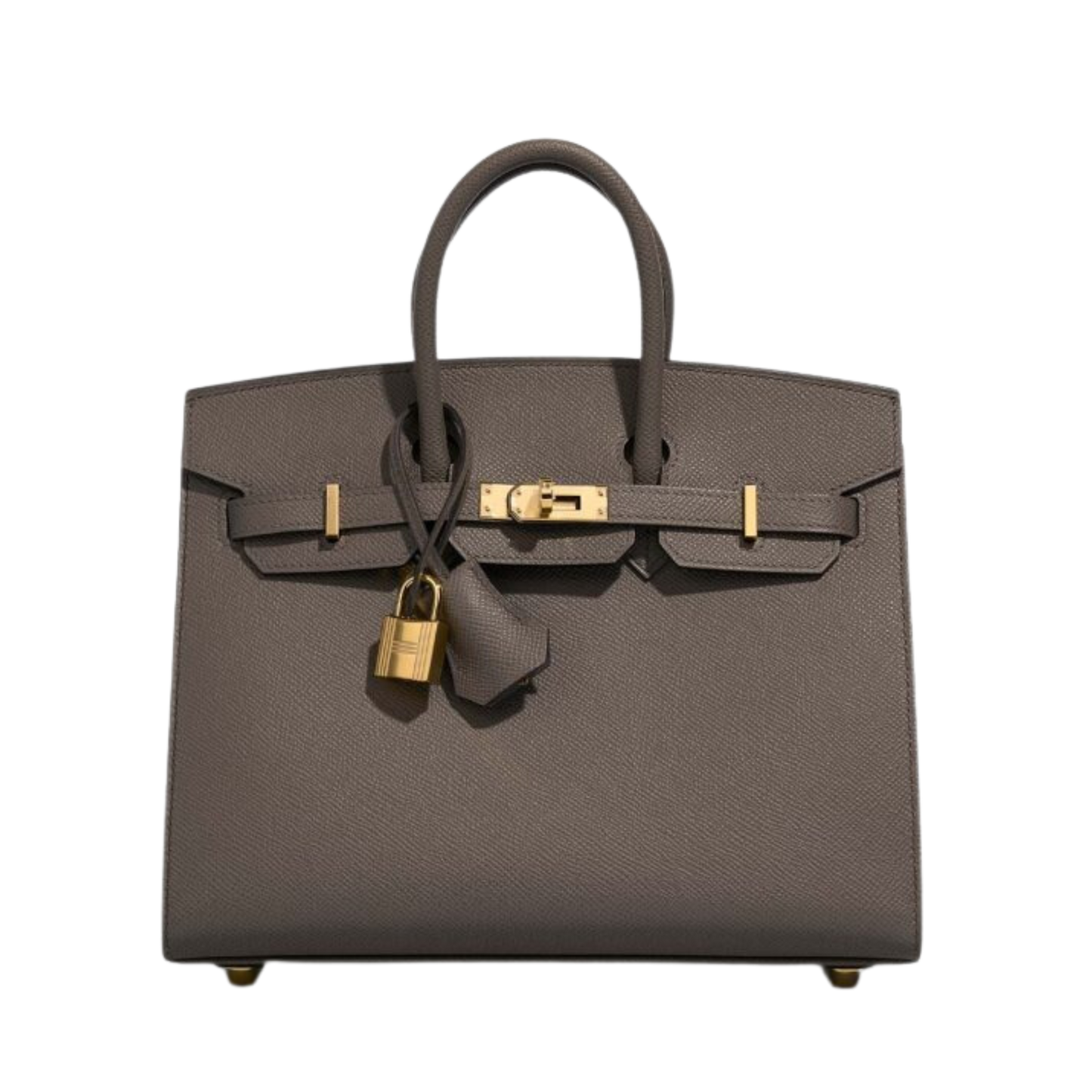 Hermes Birkin 25 Gris Etain Epsom Leather
