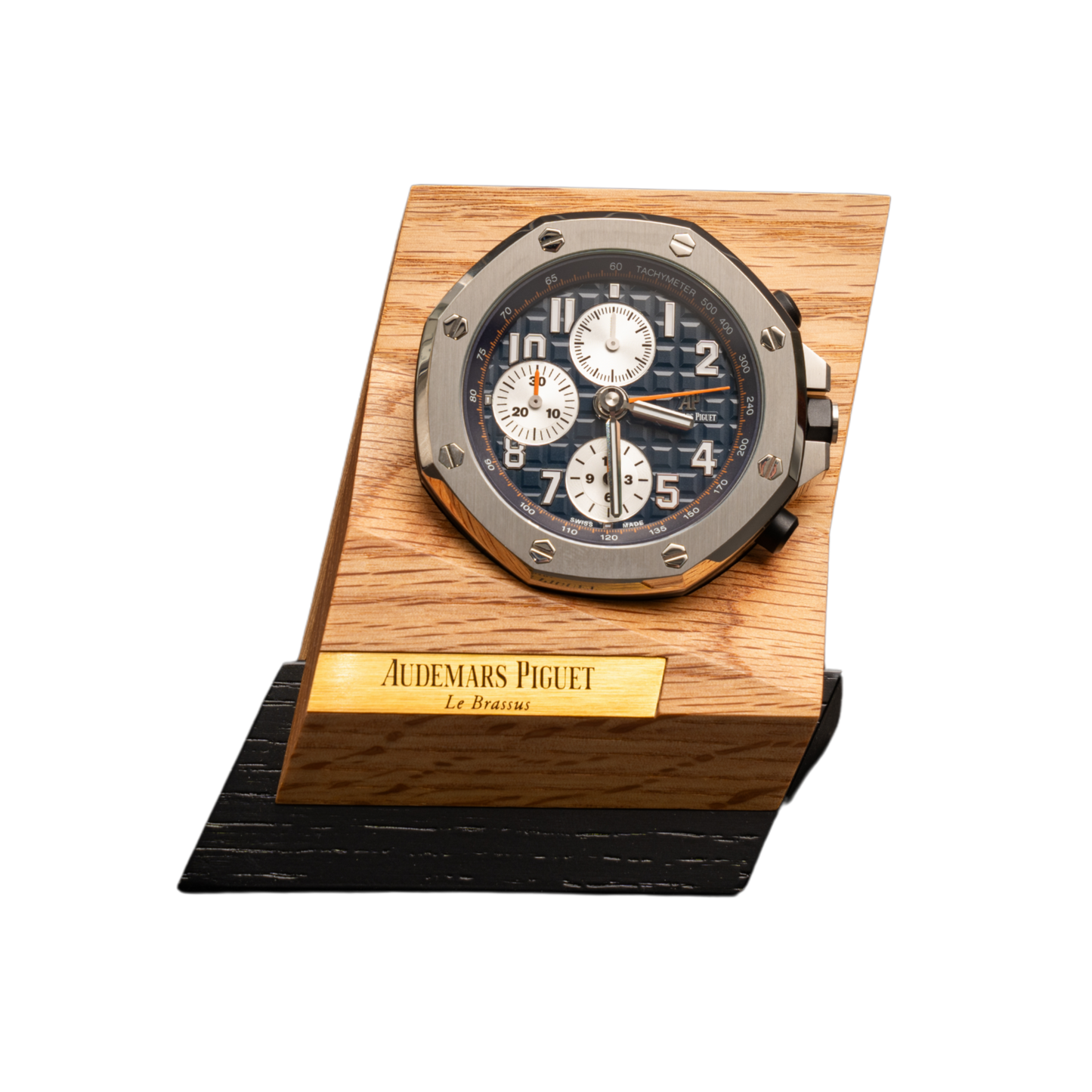 Audemars Piguet Royal Oak Desk Clock Blue Dial/White Subdials