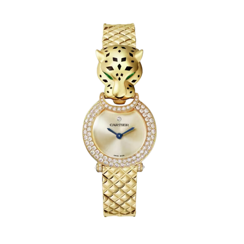 LA PANTHERE DE CARTIER 24 MM 18K YELLOW GOLD WITH GOLDEN DIAL