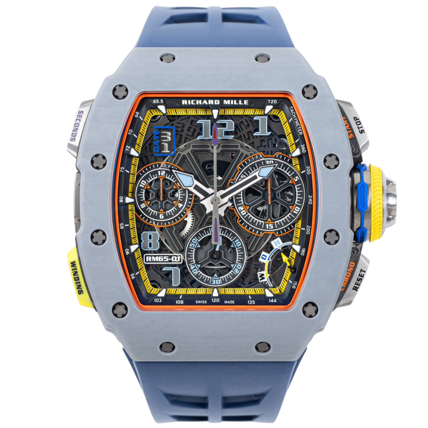 Richard Mille RM65-01 Gray NTPT Split Second Chronograph
