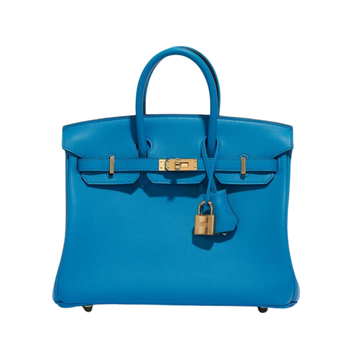 Hermes Birkin 25 Bleu Frida Swift Leather