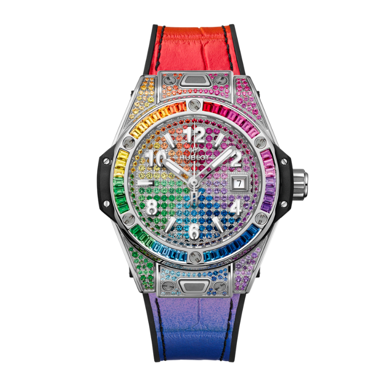 Big Bang 33mm ONE CLICK STEEL RAINBOW