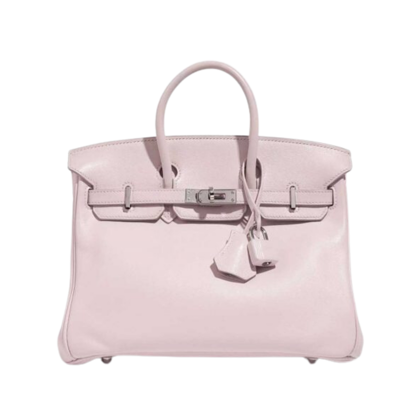 Hermes Birkin 25 Rose Dragee Swift Leather