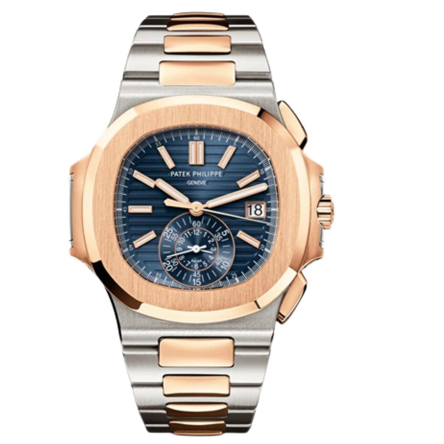 Patek Philippe NautilusRef. 5980/1AR Two Tone Blue Dial