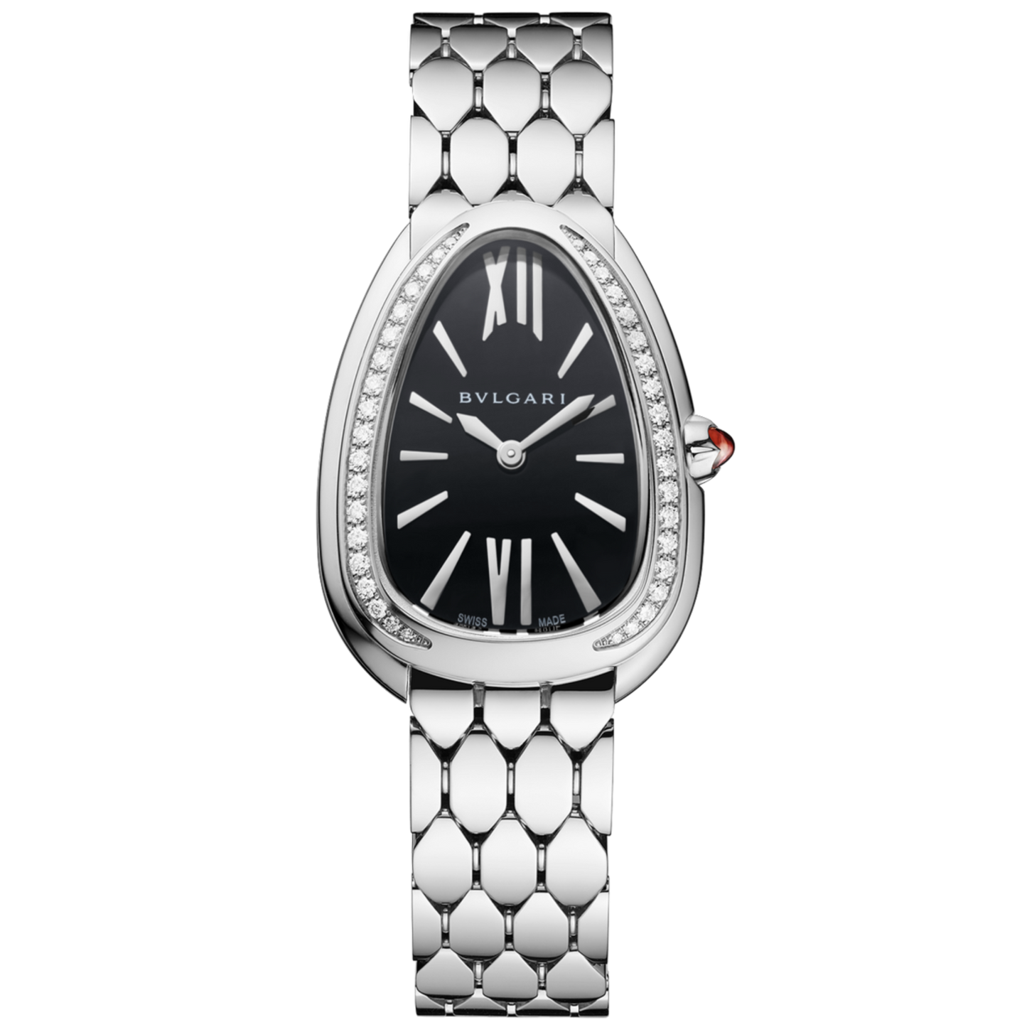 Bvlgari Ref. 103950 Serpenti Black Dial Factory Diamond Bezel Seduttori