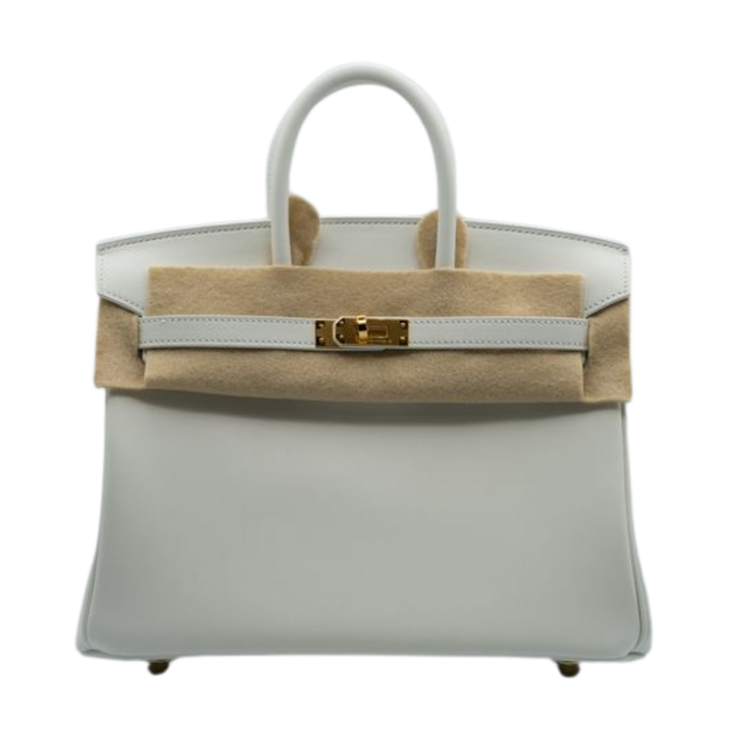 Hermes Birkin B25 Veau Swift SAC White