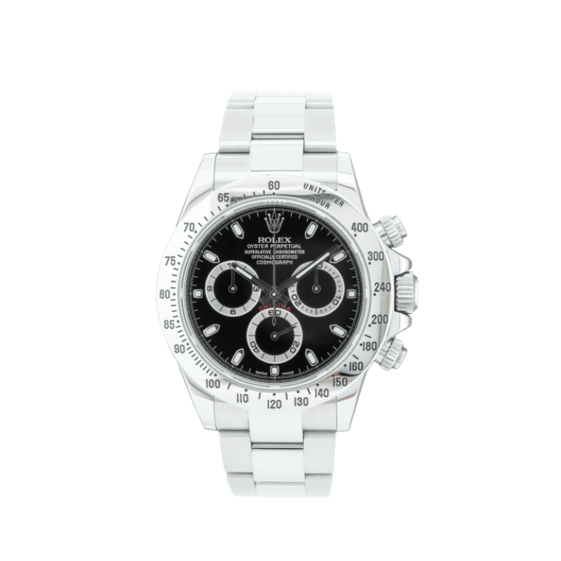 116520 Black Dial Daytona Full Set 2014 Complete with Box and Papers (Dial Swapped, OG White Dial)