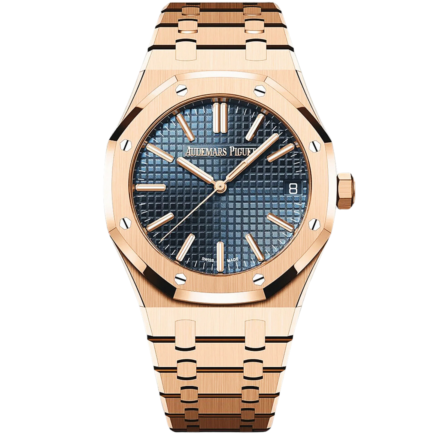 Audemars Piguet Royal Oak Ref. 15510OR.OO.1320OR.01 41MM Rose Gold Blue Dial