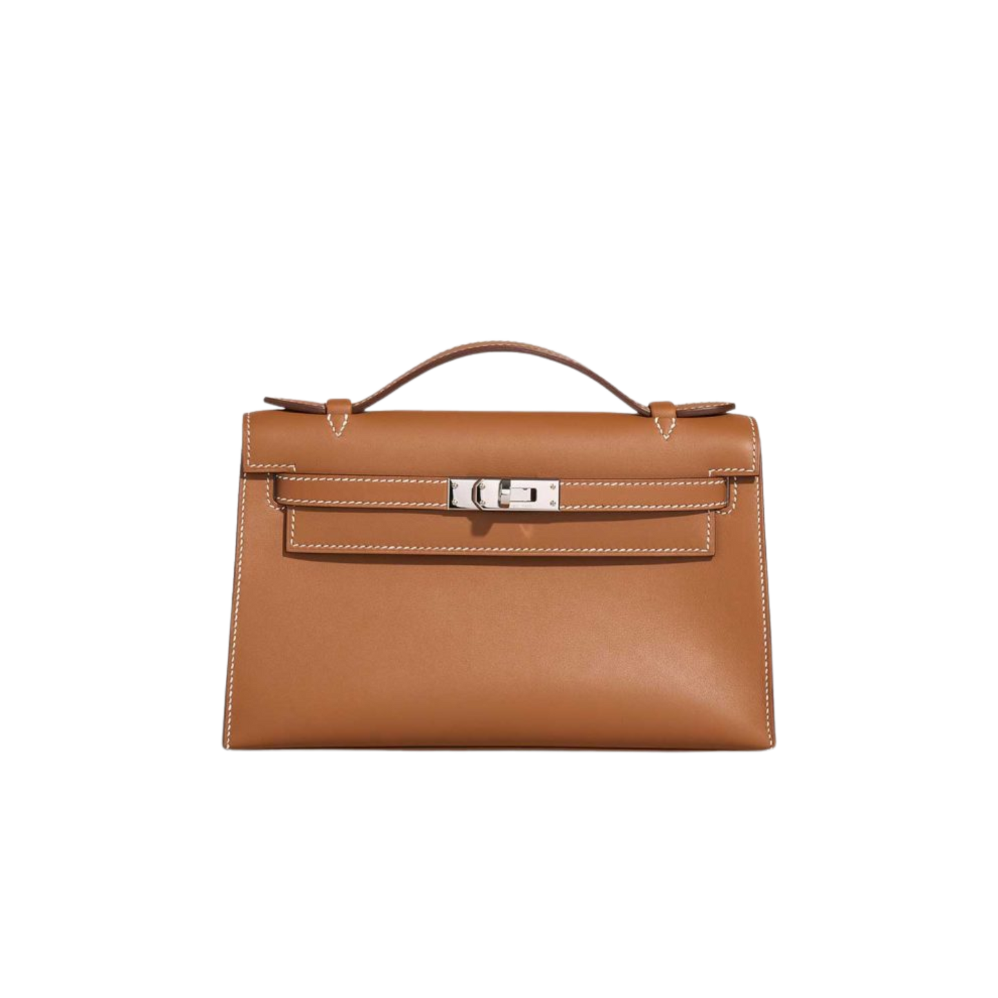 Hermes Kelly Pochette Gold Swift Leather