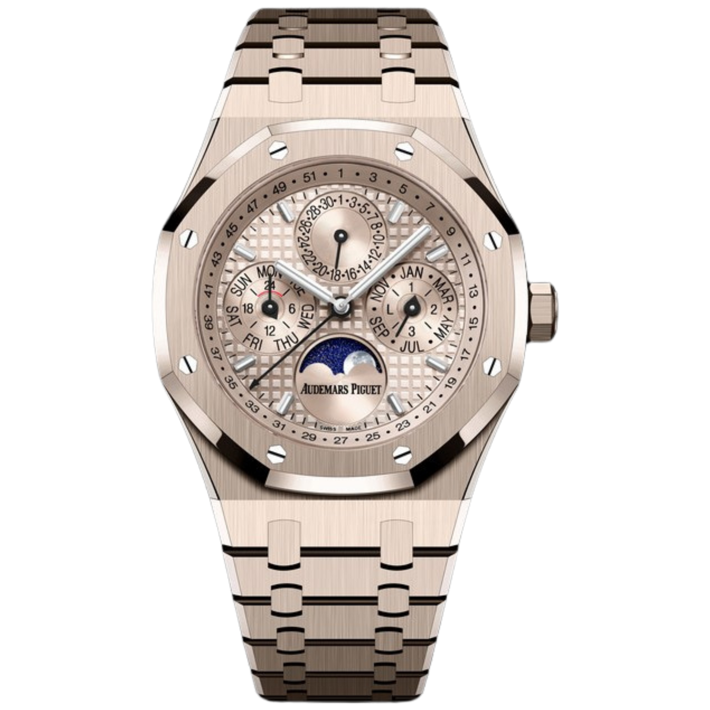 Audemars Piguet Royal Oak Ref. 26674SG.OO.1320SG.01 41MM Sand Gold Perpetual Calendar