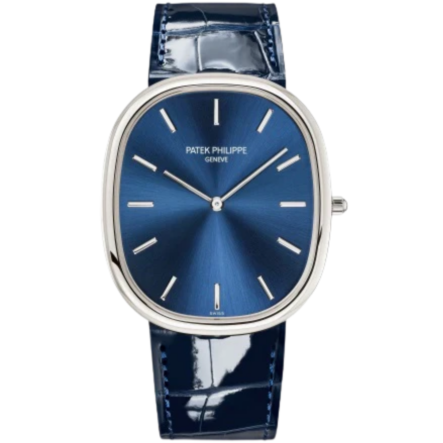 Patek Philippe 5738P-001 Blue Dial Ellipse Platinum Watch