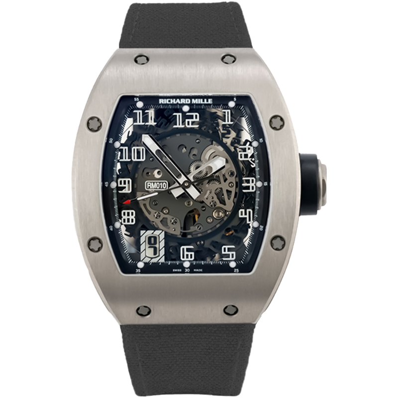Richard Mille RM 10 Black Velcro Strap