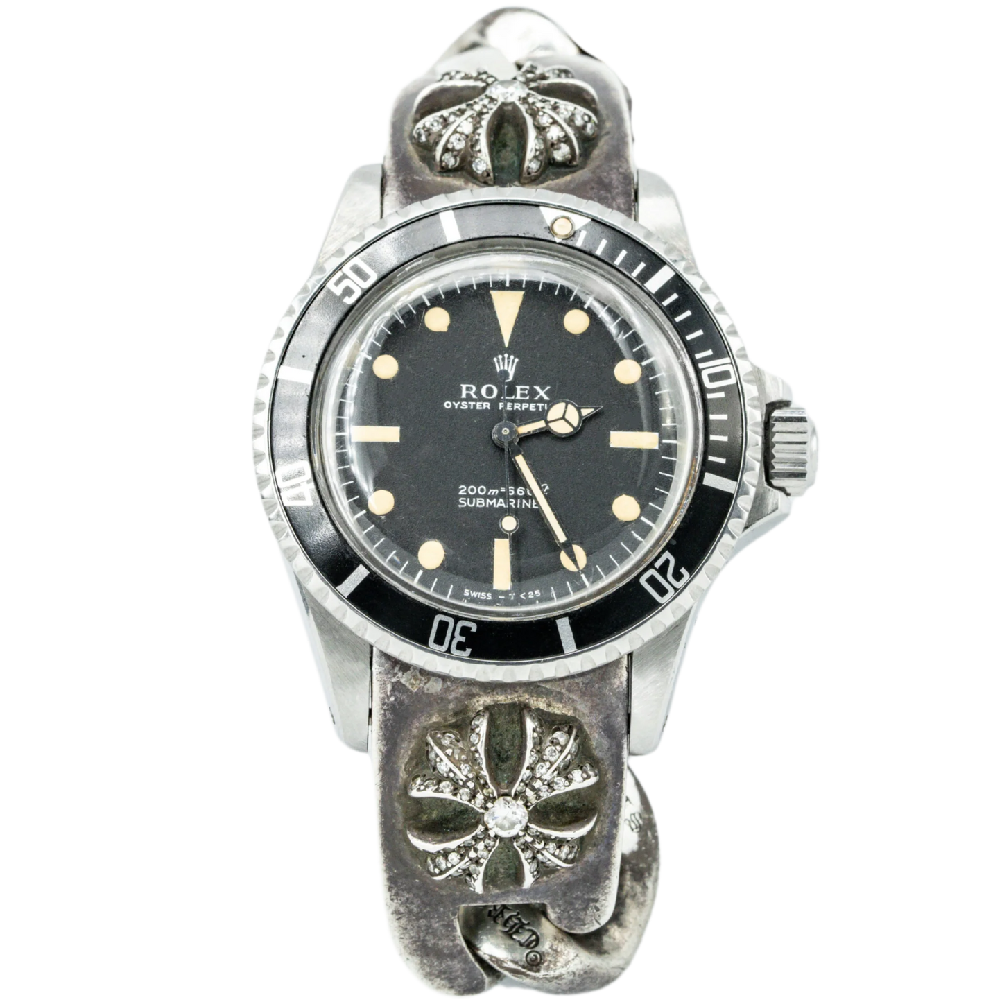 Rolex Ref. 5513 40MM Submariner on Chrome Hearts Bracelet Full Factory Set Bracelet