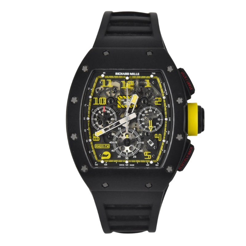 RM011 Carbon Grand Prix Texas Edition Black Yellow Theme TPT Timepiece Trading