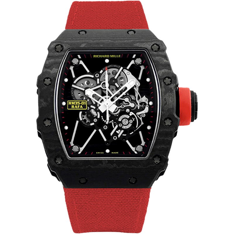 Richard Mille RM 35 Red Velcro Strap