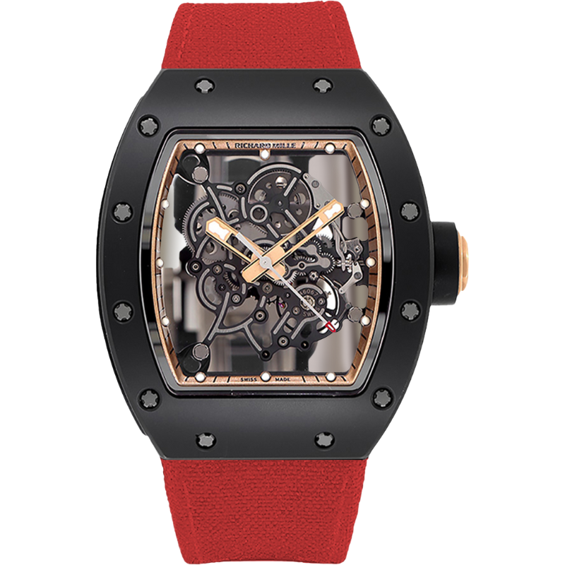Richard Mille RM 55 Red Velcro Strap