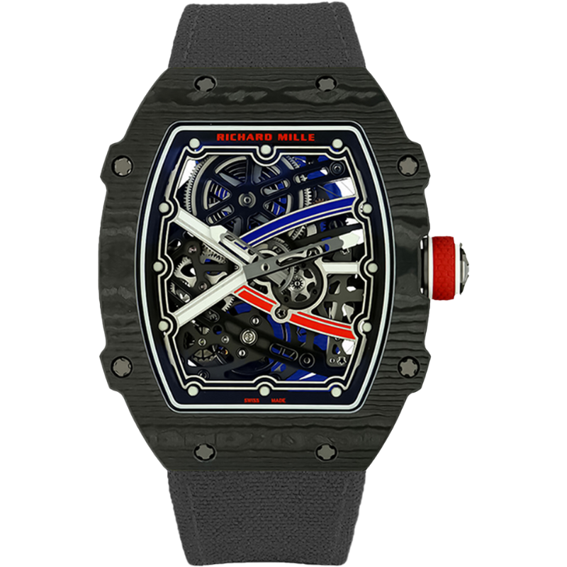 Richard Mille RM 67 Black Velcro Strap