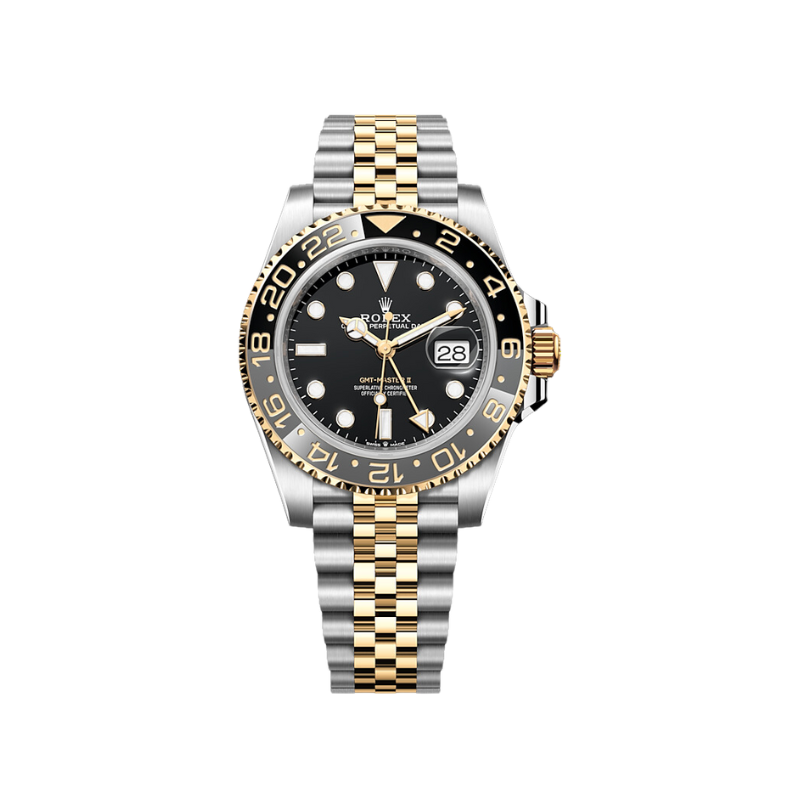 Rolex GMT Master II Ref. 126713GRNR Bruce Wayne Two-Tone YG/SS Black D –  TPT Timepiece Trading