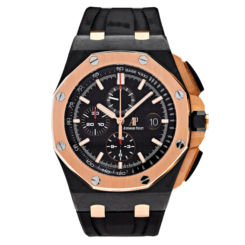 26406FR.OO.A002CA.01 Rose Gold/Forged Carbon QE2 Cup Offshore