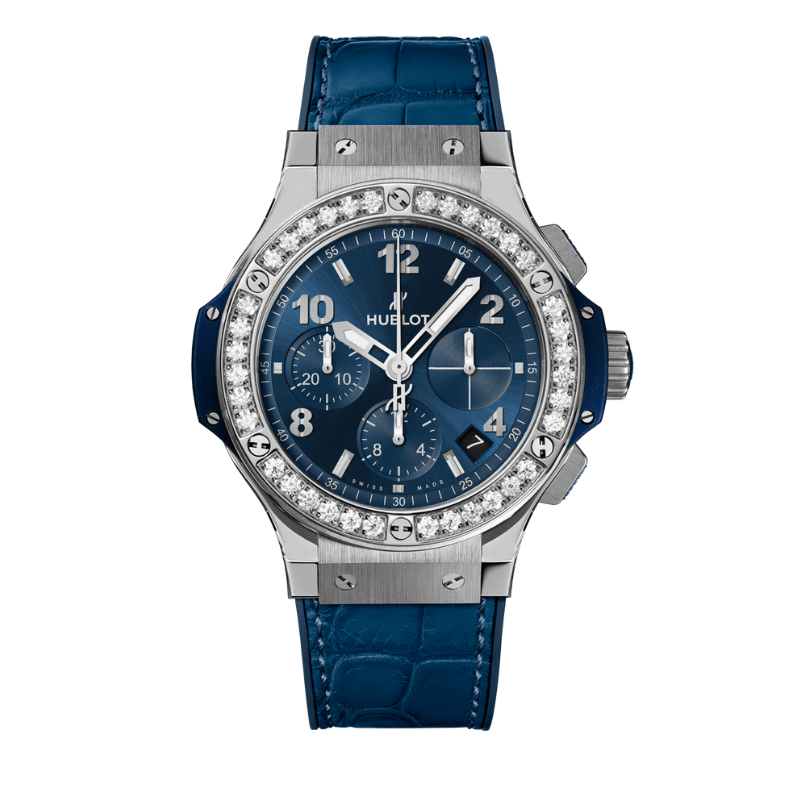 Big Bang 41mm STEEL BLUE DIAMONDS