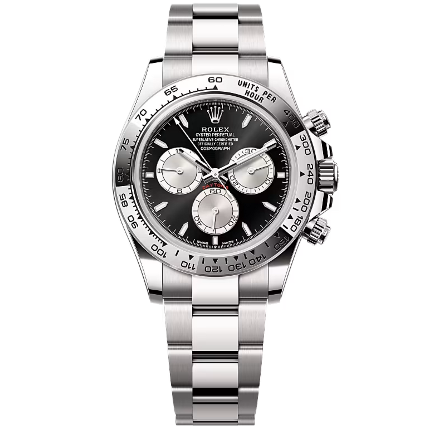 Rolex Cosmograph Daytona Ref. 126509 White Gold Black Dial Silver Subdials