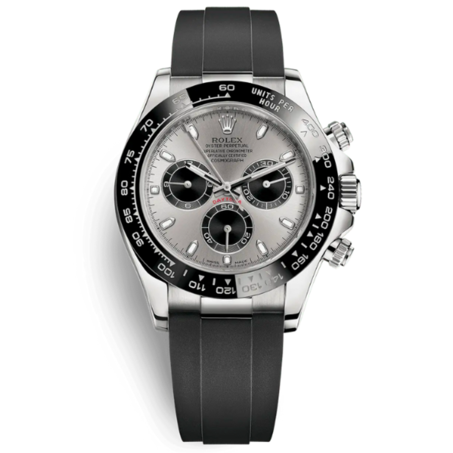 Rolex Daytona “Ghost” Ref. 116519LN White Gold On Oysterflex