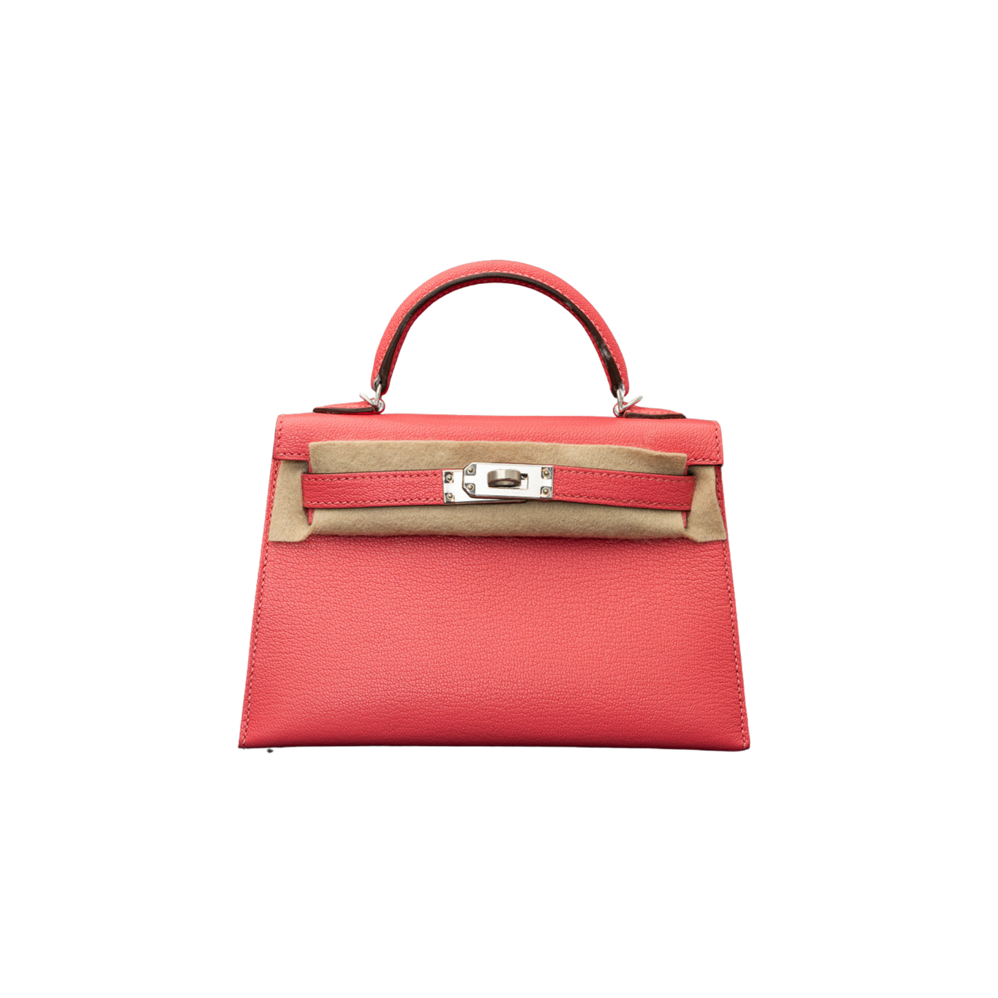 Hermes Birkin K20 Mini Kelly Rose Azalee Chevre PHW (Stamp Y)
