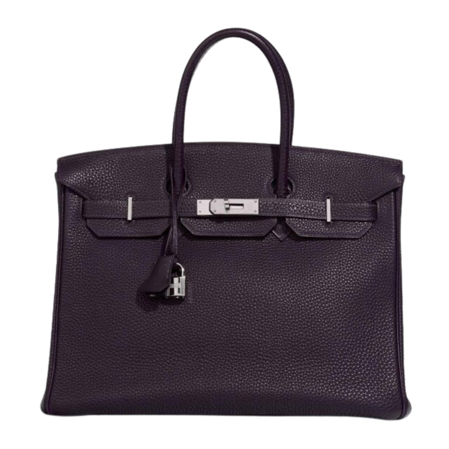 Hermes Birkin 35 Raisin Clemence Leather