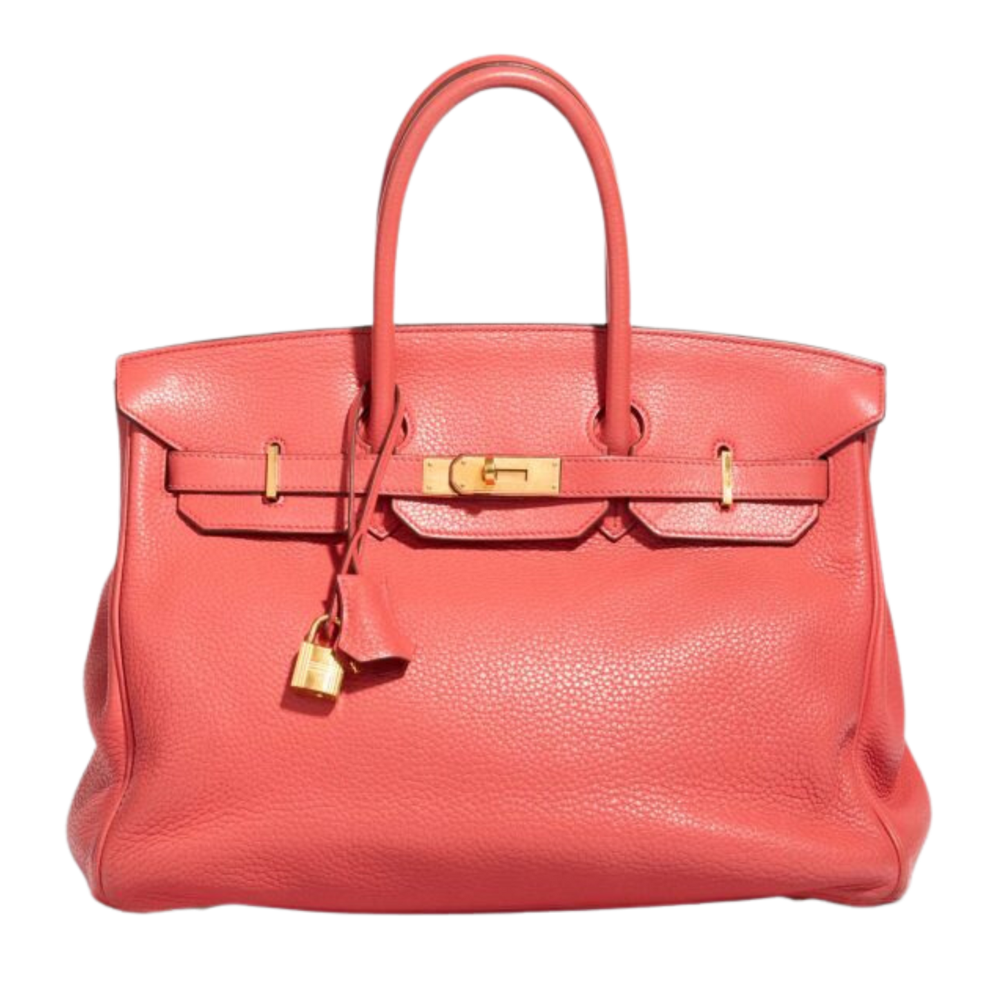 Hermes Birkin 35 Rouge Duchesse Clemence Leather