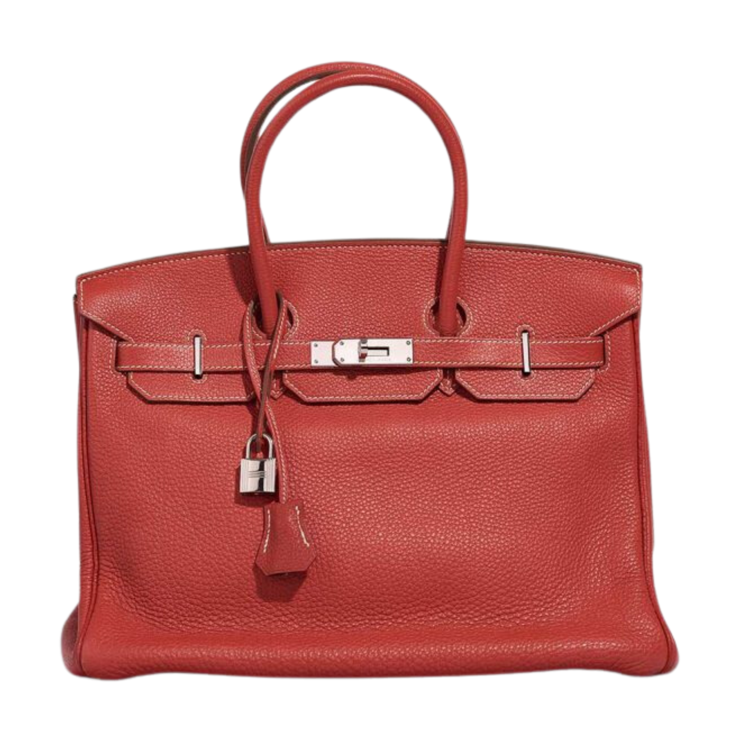 Hermes Birkin 35 Sanguine Clemence Leather