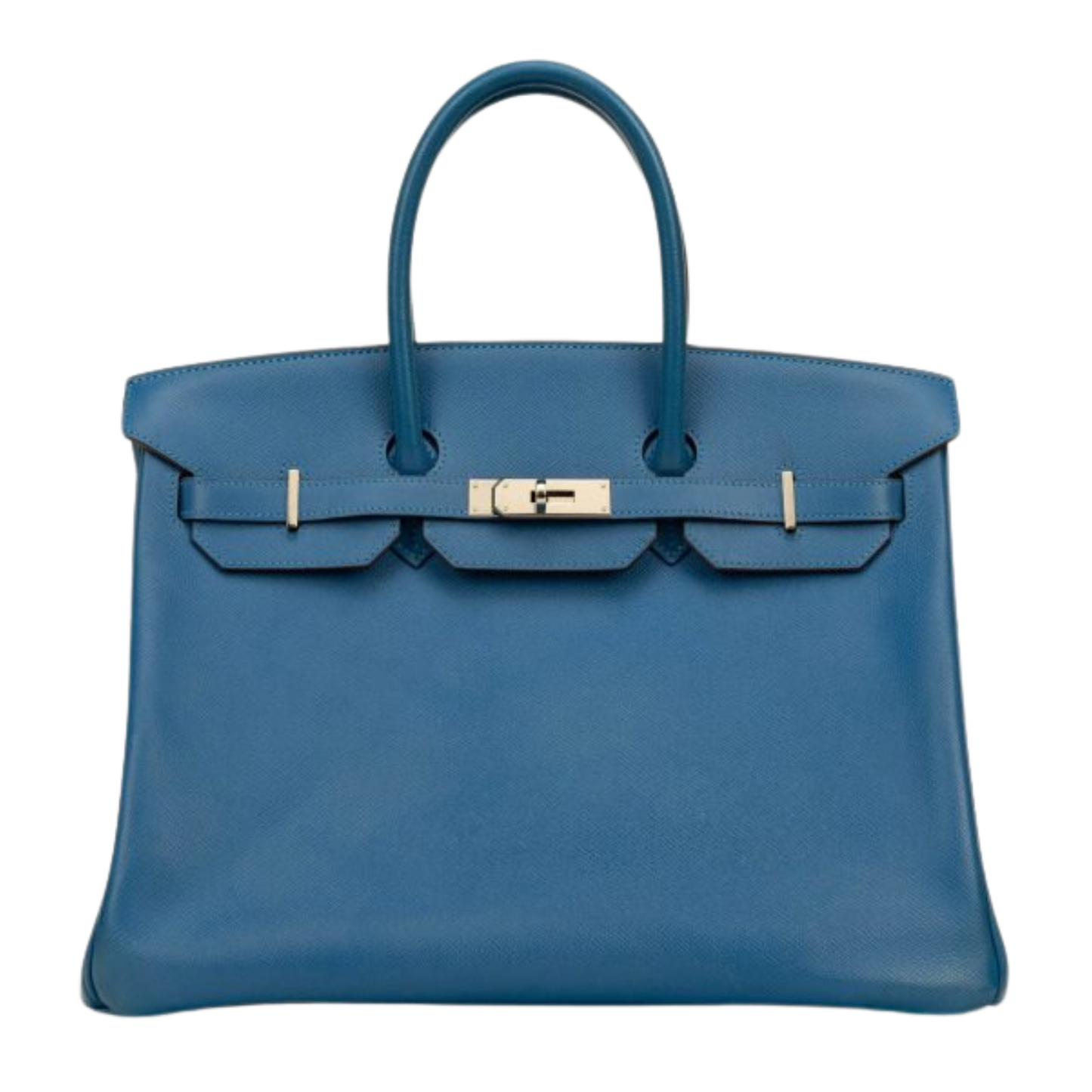 Hermes Birkin 35 Bleu Mykonos Epsom Leather