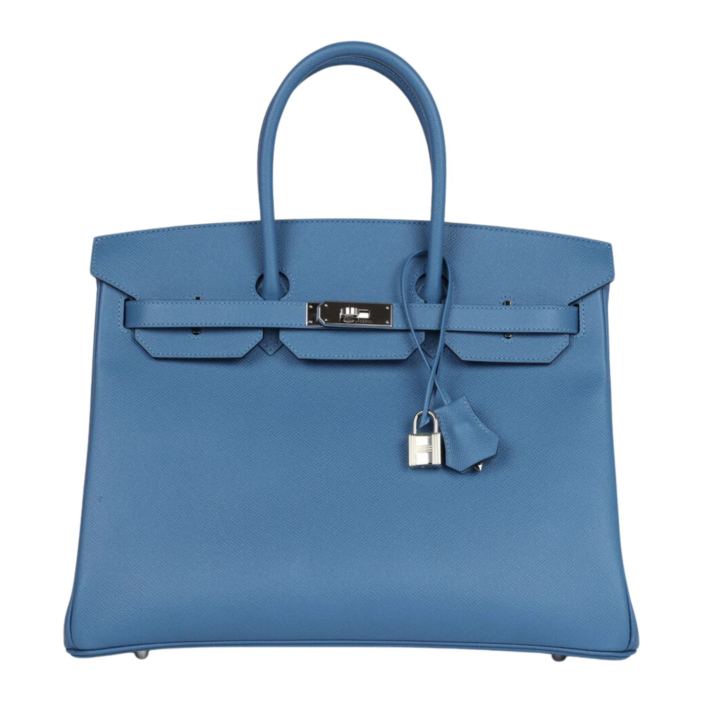 Hermes Birkin 35 Bleu Azur Epsom Leather