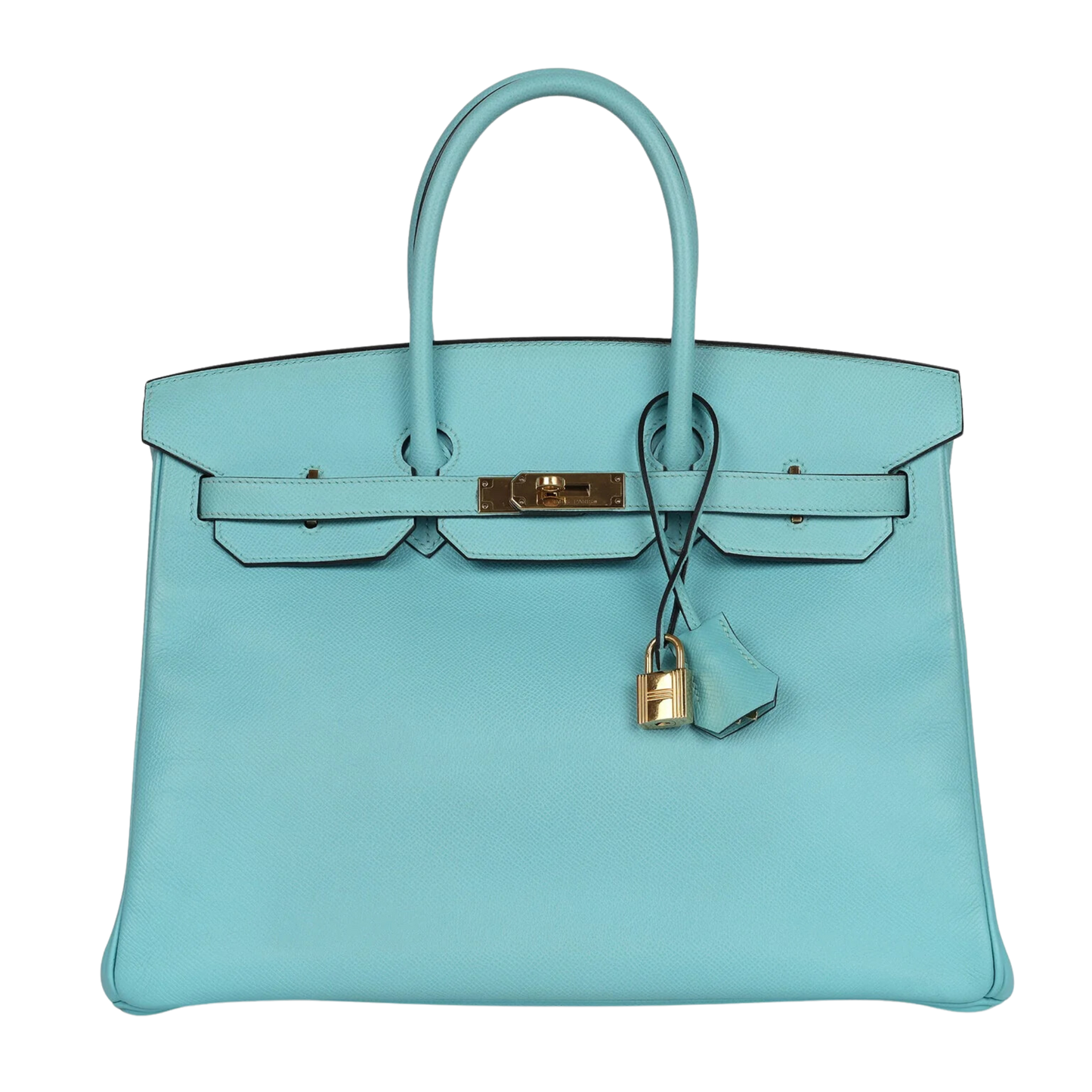 Hermes Birkin 35 Bleu Atoll Epsom Leather