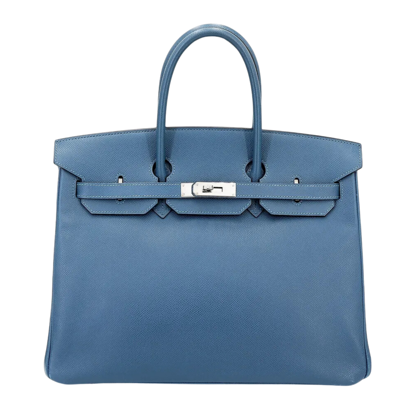 Hermes Birkin 35 Bleu Thalassa Epsom Leather