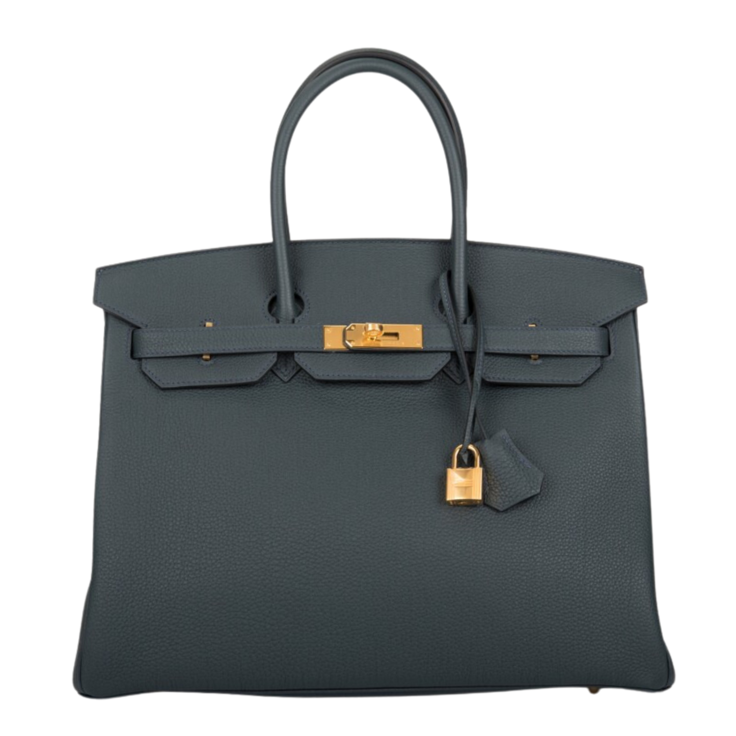 Hermes Birkin 35 Vert Rousseau Togo Leather