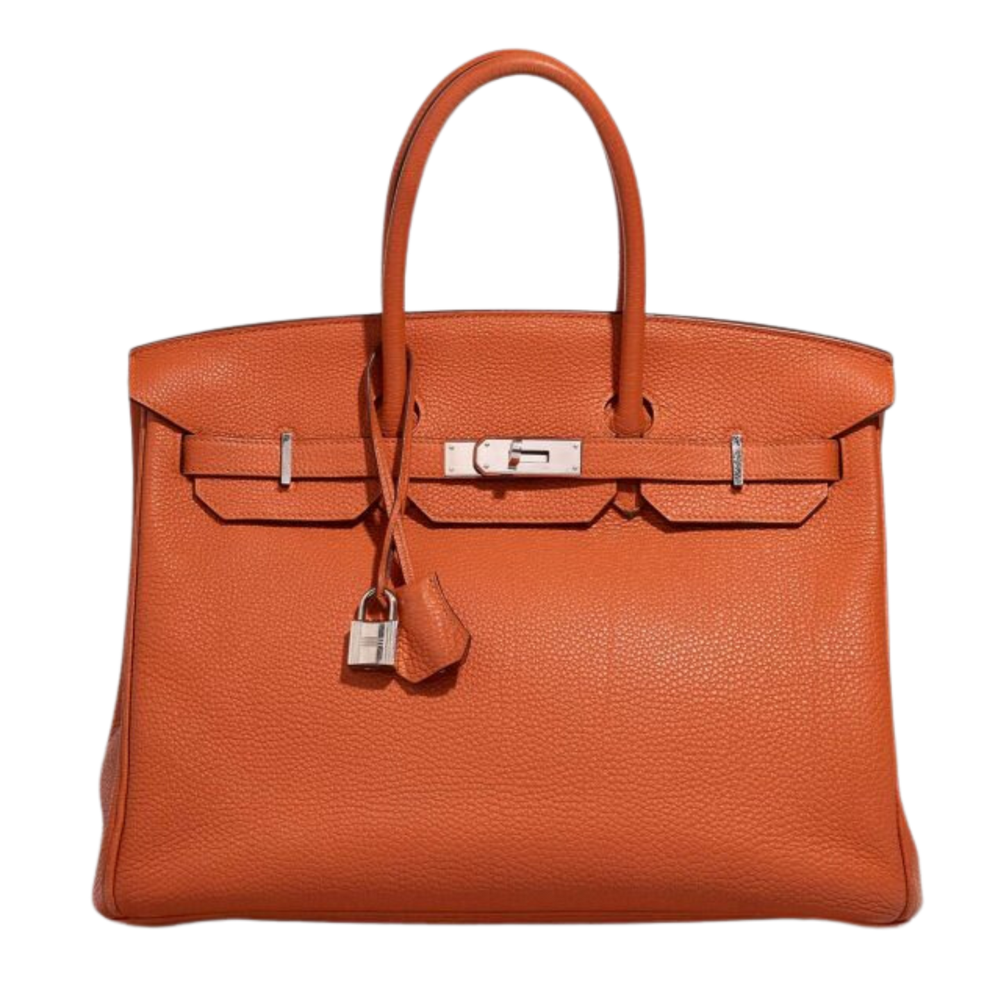 Hermes Birkin 35 Orange H Togo Leather