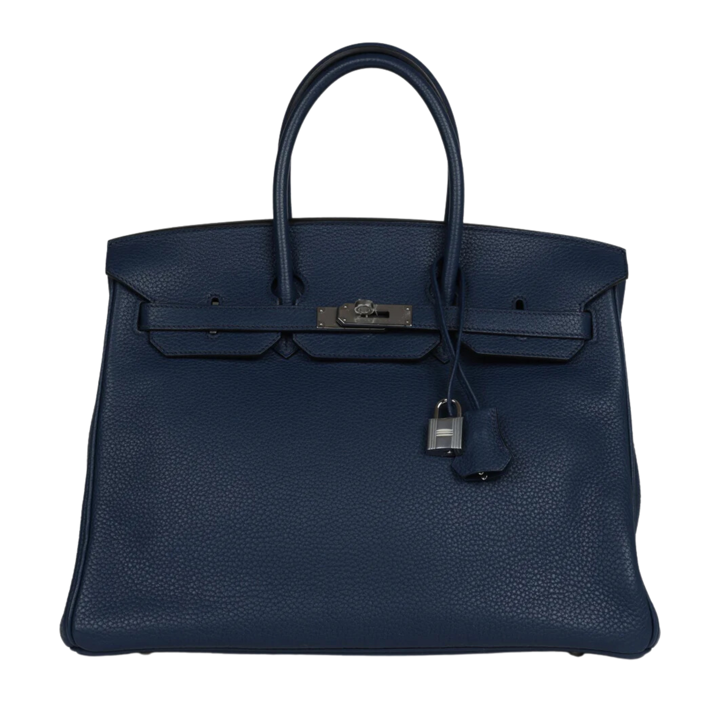 Hermes Birkin 35 Bleu de Malte Clemence Leather