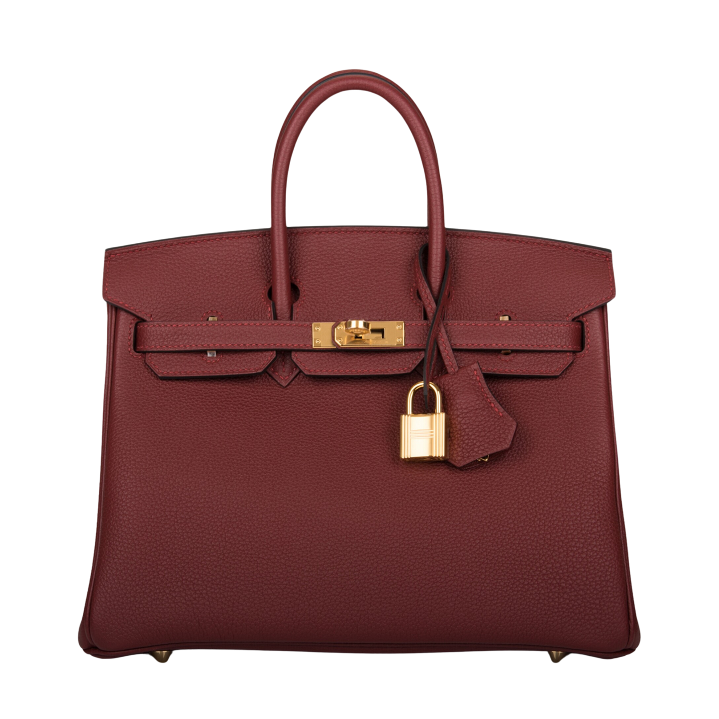 Hermes Birkin 25 Rouge H Togo Leather
