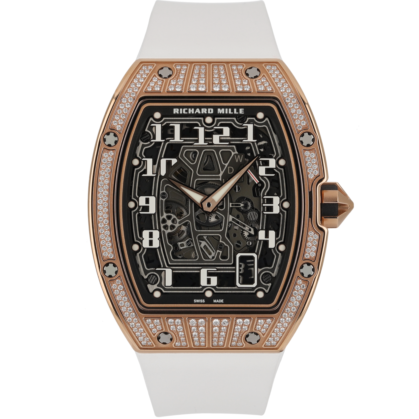 Richard Mille RM67-01 Rose Gold Factory Med Set Diamonds