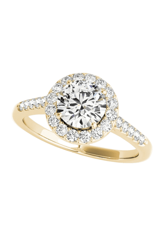 ENGAGEMENT RINGS HALO ROUND