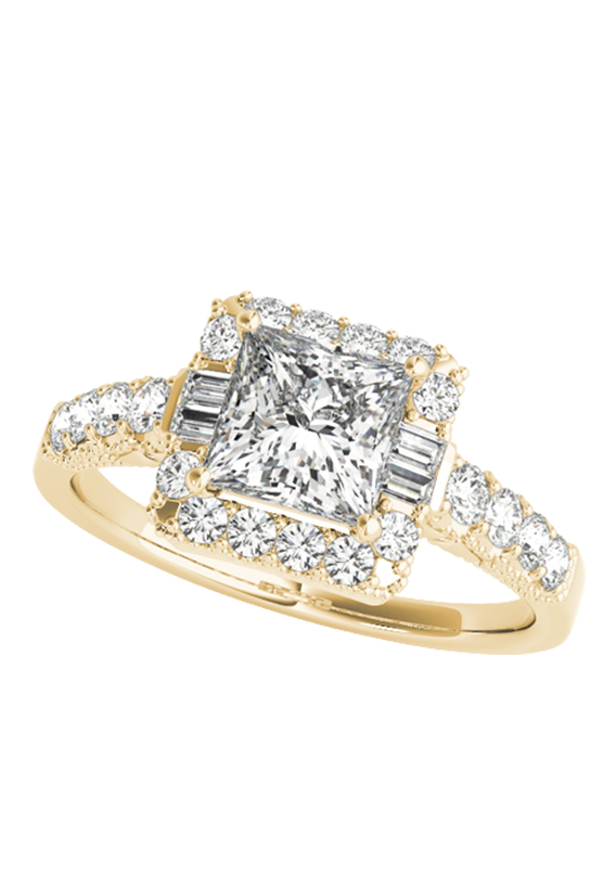 ENGAGEMENT RINGS HALO SQUARE & CUSHION