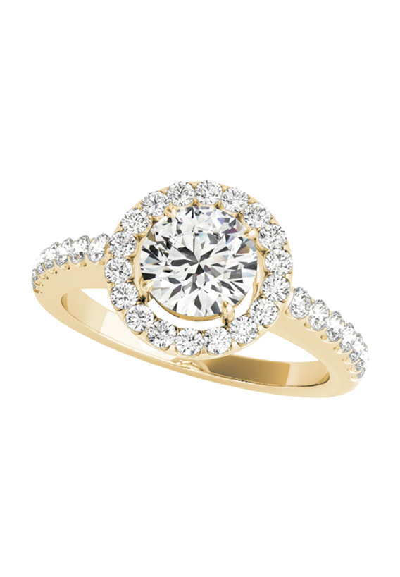 ENGAGEMENT RINGS HALO ROUND